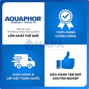 Máy Lọc Nước AQUAPHOR CRYSTAL ECO Uống Trực Tiếp Từ Vòi, Công Nghệ NANO Không Điện - Hàng Chính Hãng