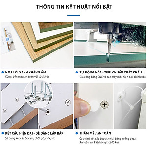 Bàn Làm Việc Kết Hợp Kệ Sách Màu Trắng SIB Decor, Gỗ Chống Ẩm, Bề Mặt Phủ Melamine Chống Trầy Và Kháng Nước, Dễ Dàng Lắp Ráp