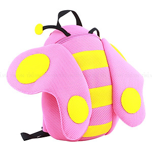 Balo Con Bướm U & Yaby - 121 - Hồng Phối Cánh Vàng