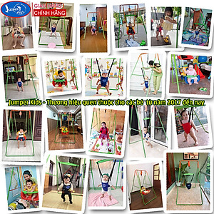 Xích Đu Nhún Nhảy Tập Đi Cho Bé JUMPER KIDS JPK102 Bộ Cao Cấp Có Thêm Chân Ngang Đồ Chơi Vận Động Cho Trẻ Em