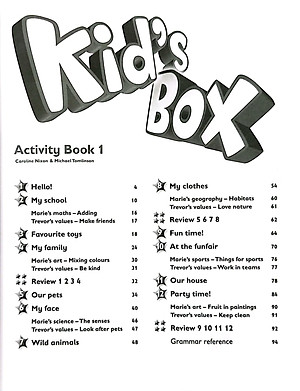 Kid's Box 2nd ed Activity Book with Online Resources Level 1