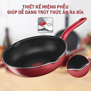 Chảo sâu lòng chống dính đáy từ Tefal So Chef 24cm G1358496/28cm G1358696 - Hàng chính hãng