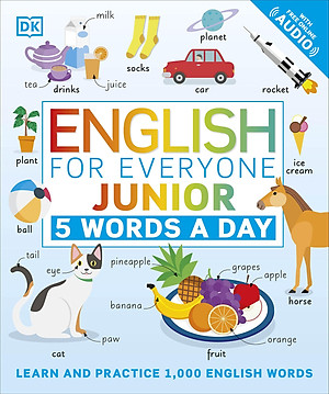 English For Everyone Junior: 5 Words A Day: Learn And Practice 1,000 English Words