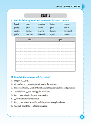 Sách Trọng Tâm Ngữ Pháp Tiếng Anh Lớp 8 - Tập 1 (Tái Bản 01)