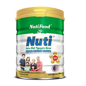 Sữa bột nguyên kem của NutiFood 900 Gr