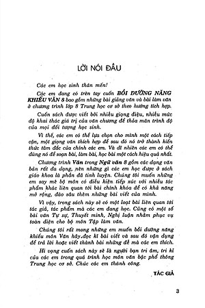 Sách Bồi Dưỡng Văn Năng Khiếu Lớp 8