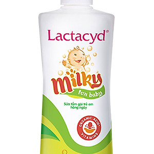 Bộ 3 chai Sữa Tắm Gội Trẻ Em Lactacyd Baby Extra Milky Làm Sạch Dịu Nhẹ và Dưỡng Ẩm Vượt Trội 500ml/chai