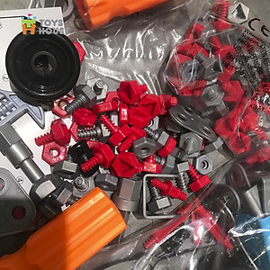 Đồ chơi phát triển kỹ năng cho bé - DIY MODELS, lắp ghép 3D mô hình 2 trong 1 Toyhouse 0620-TH110-TLH-1 nhựa mềm