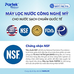 Bộ Tiền Xử Lý Nước PARTEK P4540-PT-(S/K) Loại Bỏ Cặn Đá Vôi, Cặn Canxi, Phèn Sắt, Kim Loại Nặng... - Hàng Chính Hãng