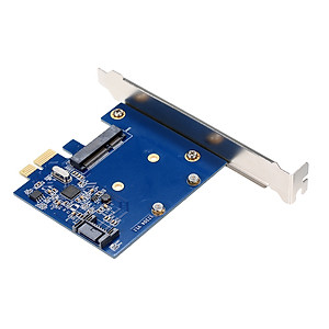 Bộ Chuyển Đổi Điều Khiển Thẻ Mở Rộng Kết Hợp PCIe Sang MSATA & SATA3.0 Cho Máy Tính Để Bàn