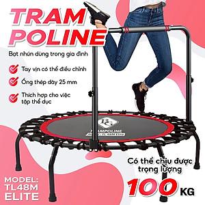 BG Sàn nhún, Đệm Bật TRAMPOLINE TL 48INCH Dây kháng lực, Dành Cho Mọi Lứa Tuổi (hàng nhập khẩu) 