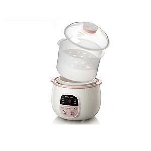 Nồi nấu cháo chậm, ninh hầm cách thủy Bear DDZ-B08C1 dung tích 0.8L Kèm Lồng Hấp 1L Hàng chính hãng
