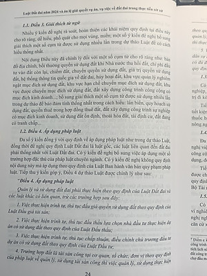 Luật đất đai năm 2024 và án lệ giải quyết vụ án, vụ việc về đất đai trong thực tiễn xét xử