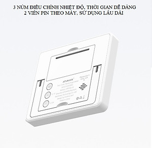 Nhiệt ẩm kế Duka TH1, máy đo nhiệt độ, độ ẩm phòng màn hình lớn 3,67", hiển thị trạng thái nhiệt độ, độ ẩm phòng nhanh chóng chính xác, cài đặt ngày giờ