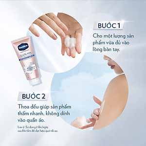 Combo 2 Vaseline Gluta-Hya Dưỡng Thể Nâng Tông Tức Thì Gấp 4x 300ML/tuýp