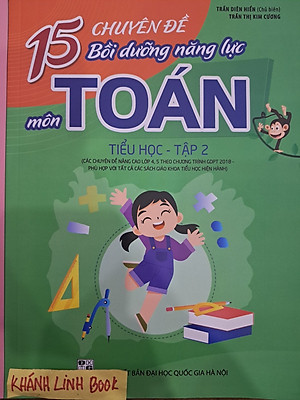 Sách - Combo 15 chuyên đề bồi dưỡng năng lực môn toán tiểu học - tập 1 + 2