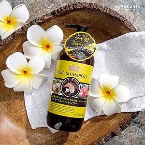 Dầu Gội Đầu Phục Hồi Tóc Yếu Dễ Gãy Rụng Chiết Xuất Tinh Dầu Ngựa Deve Natural Oil Shampoo (Chai 480 mL)