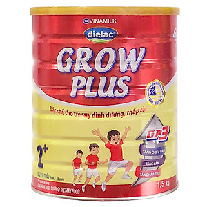 Sữa Bột Vinamilk Dielac Grow Plus 2+ (1500g / Hộp Thiếc)
