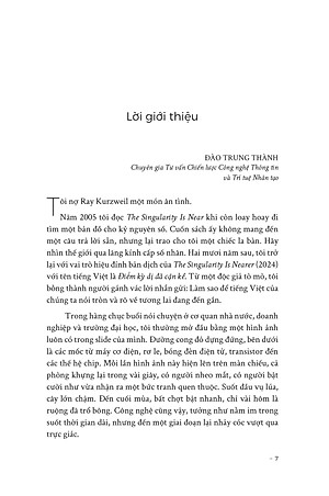 Sách - He Singularity Is Nearer - Điểm Kỳ Dị Đã Cận Kề - Khi Con Người Hợp Nhất Với AI
