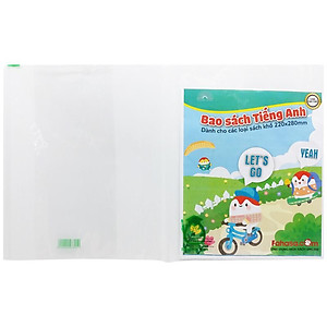Bao Sách Tiếng Anh Let's Go - Dành Cho Các Loại Sách Khổ 220x280mm - Fahasa