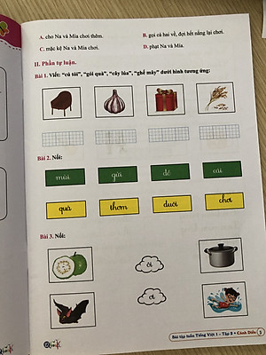 Qb - bài tập tuần tiếng việt 1/2 cánh diều