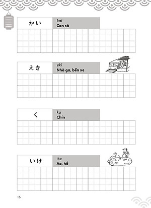 Sách Tập Viết Tiếng Nhật Bảng Chữ Cái Hiragana