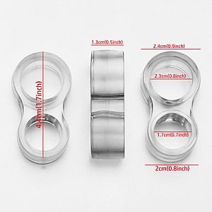 SDG Combo 8 núm Silicon chống va đập cửa nhựa PVC bảo vệ cửa chặn cửa bảo vệ nhà cửa của nhôm kính cửa sổ