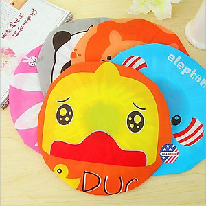 Mũ Tắm Trùm Tóc ĐỘI ĐẦU BẠN GÁI HOẠT HÌNH - Nón Tắm Hình Thú Tránh Ướt Tóc - Mũ Chụp Ủ Tóc Có Thun