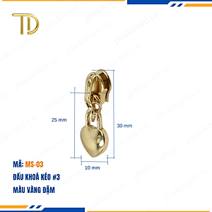 Đầu khóa kéo túi xách, đầu khóa kéo thay thế, đầu khóa kéo balo răng 3, Mạ điện độ bền 5-8 năm