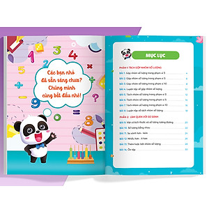 Sách Phiếu Luyện Toán Tư Duy Cùng Gấu Kiki 4. Tách Gộp Nhóm Số Lượng - Làm Quen Với So Sánh