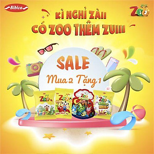 Kẹo dẻo Zoo Monster 96g Bibica