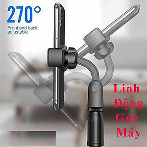 Giá đỡ điện thoại để bàn, chân đến để bàn dùng livestream, quay video, ghi hình xoay 360 độ - Hàng Chính hãng miDoctor