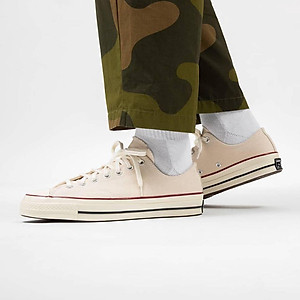 Chuck 70 Parchment Low | Giày Converse 1970s Kem Cổ Thấp Egret 162062C