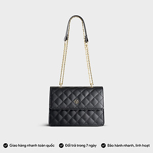 Túi Yuumy ( Thời trang nữ thiết kế trần trám size 22 - Túi đeo chéo da Seasand YN136 )