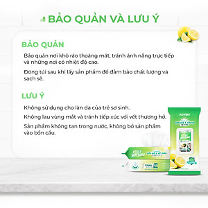 Khăn giấy ướt lau bếp Ecowipes khổ lớn 30x20 cm Kitchen Wipes gói 42 tờ loại bỏ dầu mỡ và vết bẩn nhanh chóng
