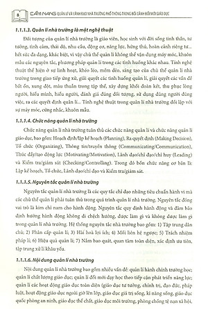 Cẩm Nang Quản Lí Và Lãnh Đạo Nhà Trường Phổ Thông Trong Bối Cảnh Đổi Mới Giáo Dục