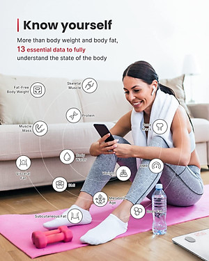 CÂN ĐIỆN TỬ THÔNG MINH RUSSELL TAYLORS BLUETOOTH BWS-10 - Hàng Chính Hãng