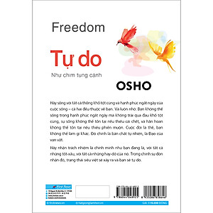Sách OSHO - Tự Do: Như Chim Tung Cánh