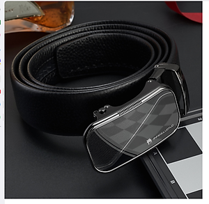 Thắt lưng nam da bò nguyên chất mặt khóa tự động hợp kim cao cấp