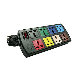 Ổ cắm kéo dài đa năng LiOA 8 ổ cắm (8D33N 8D33WN)