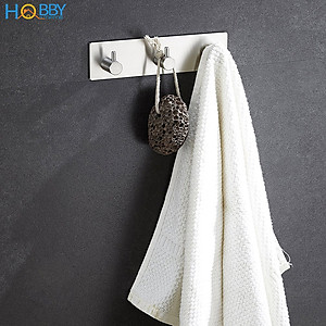 Móc treo quần áo dán tường 3 chấu inox 304 Hobby Home Decor 3TV160