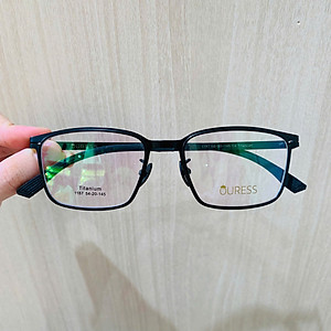 Gọng kính titanium T1187 thời trang cao cấp nam siêu nhẹ siêu bền OURESS