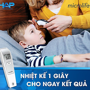 [Đo nhanh , Chính Xác Trong 1 Giây] Nhiệt kế hồng ngoại đo trán Microlife FR1MF1 - Thương Hiệu Thụy Sĩ 