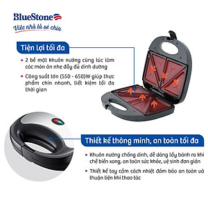 Máy Nướng Bánh Mì Kẹp BlueStone SBB-2333 (650W) - Hàng Chính Hãng