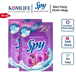 Dây nước giặt xả 50ml SPY DEEP CLEAN sạch sâu thơm lâu