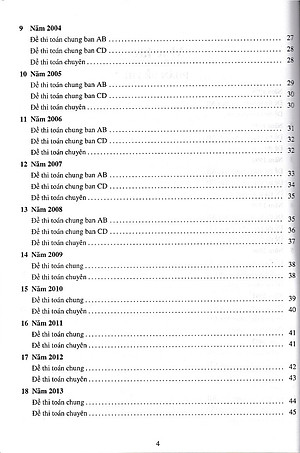30 năm đề thi tuyển sinh vào lớp 10 môn Toán trường Phổ Thông Năng Khiếu (1996 - 2025)