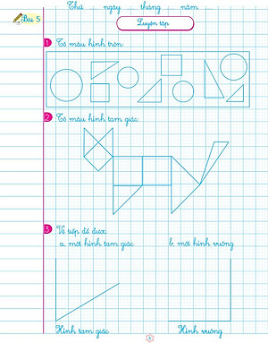 Sách Vở Ô Li Bài Tập Toán Lớp 1 Quyển 1 (Biên Soạn Theo Chương Trình Mới)