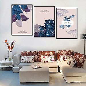 - HCM Tranh treo tường bộ, nghệ thuật theo phong cách bắc âu mẫu mới 2021- Tặng kèm đinh đa năng