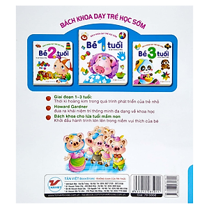 Sách Bách Khoa Dạy Trẻ Học Sớm - Bé 1 Tuổi : Thời Kì Hoàng Kim Trong Qúa Trình Phát Triển Của Trẻ Nhỏ