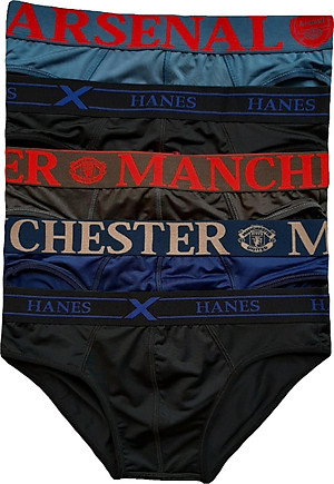 Quần lót nam tam giác lưng thun cotton 4 chiều co giãn cao cấp ShopN6 - QLT1 (màu tối + chữ ngẫu nhiên)